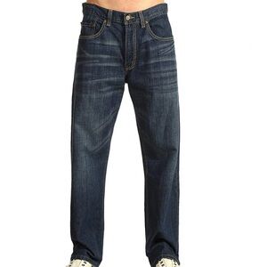 Levi's Men's‎ 569 Loose Straight Fit Dark Blue Jeans 100% Cotton 40 x 32